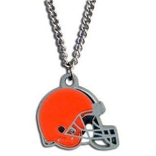 Cleveland Browns Logo Necklace   NFL Football Fan Shop Sports Team Merchandise  Sports & Outdoors