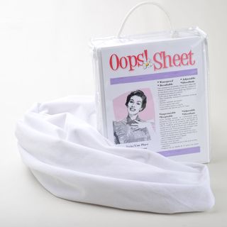 Oops Sheet Oops  Sheet Queen size Mattress Cover White Size Queen