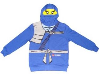 Lego Ninjago Jay the Blue Ninja Boys Hooded Sweatshirt (L (10/12)) Clothing