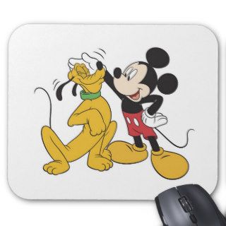 Mickey & Friends Mickey and Pluto Mouse Pads