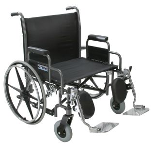 Sentra Heavy Duty Wheelchair With Contoured Plastic Armrests