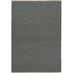 Blue Diamond Jute Rug (5 X 8)