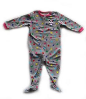 Carter's Panda one piece Snug Fit Girls/Toddler Footed PJ's, 6 Month Clothing