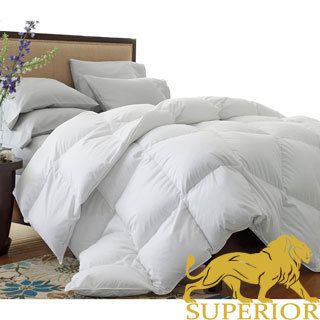 Home City Inc. Oversized 330 Thread Count All Season White Down Blend Comforter White Size King