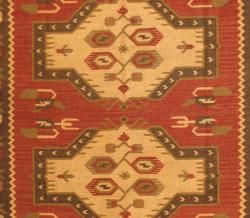 Indo Tribal Kilim Wool Rug (8' x 10') 7x9   10x14 Rugs