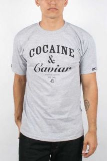 Crooks & Castles   Mens Cocaine & Caviar T Shirt in Heather, Size X Large, Color Heather at  Mens Clothing store