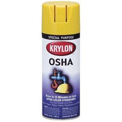 Krylon 12oz. Special Purpose Safety Yellow Aerosol Paint (pack Of 6)