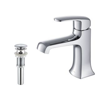 Kraus Decorum Single Lever Bas inch Faucet/ Pop Up Drain With Overflow