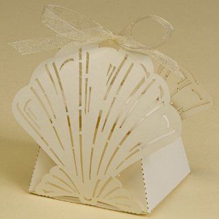 Seashell Favor Box in Ivory Health & Personal Care