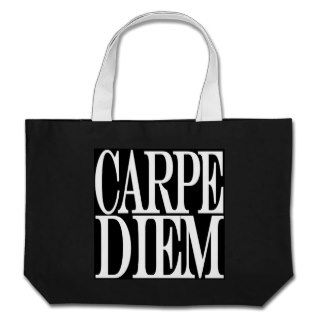 Carpe Diem Latin Quote Jumbo Tote Bag Bags