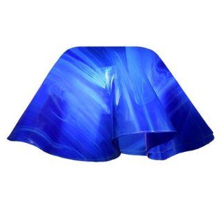 Radiance Lily Pendant/Ceiling Fan Light Replacement Glass Shade Size Small, Shade Color Cobalt Navy Blue   Lampshades  