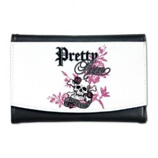 Artsmith, Inc. Mini Wallet Pretty Poison Forever Skull and Crossbones Clothing