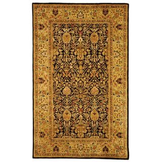 Handmade Persian Legend Blue/gold Wool Area Rug (4 X 6)