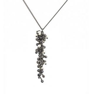 blossom silver drop necklace by yen jewellery