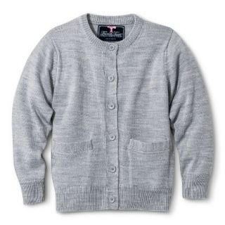 French Toast Girls School Uniform Knit Cardigan Sweater   Grey 6