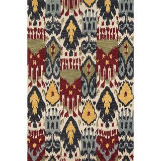 Hand tufted Montague Ivory/ Multi Wool Rug (710 X 11)
