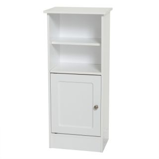 Style Selections 34 in H x 14.63 in W x 10.5 in D White Linen Cabinet