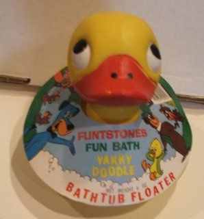 The Flintstones Hanna Barbera Vintage Yakky Doodle Bathtub Floater Toys & Games
