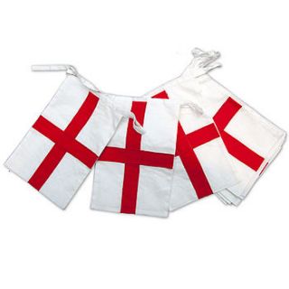 england st george cross cotton bunting by the cotton bunting company