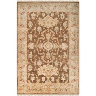 Hand knotted Lacostes Brown Wool Rug (2 X 3)