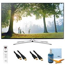 Samsung UN65H6350   65 HD 1080p Smart HDTV 120Hz with Wi Fi Plus Hook Up Bundle