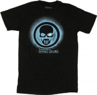 Ghost Recon Blue Logo Mens Black Tee Clothing