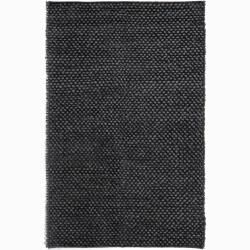 Handwoven Gray Mandara New Zealand Wool Rug (79 Round)