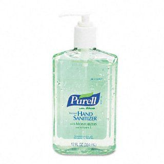 1 12oz PURELL W/Aloe Bottle (With Pump And Places Holder Dispenser) Health & Personal Care