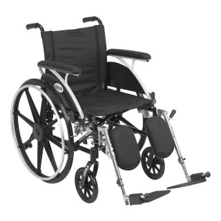 Drive Medical L418dfa elr Viper Black Flip Back Desk Arm Wheelchair