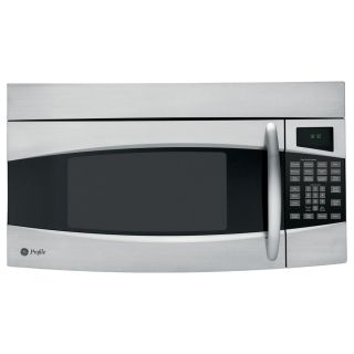 GE Profile 1.8 cu ft Over the Range Microwave with Sensor Cooking Controls (Stainless Steel) (Common 30 in; Actual 29.87 in)