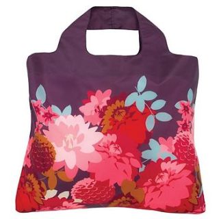 reusable folding shopping bag by uniquely eclectic