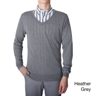 American Apparel American Apparel Mens Lightweight Knit V neck Sweater Grey Size Extra Small