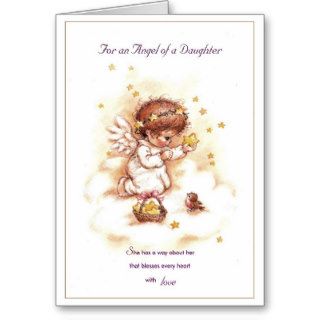 A Happy Birthday Daughter Card Angel