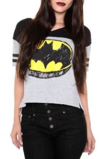 DC Comics Batman Sketch Logo Hockey Girls T Shirt Size  Small Clothing