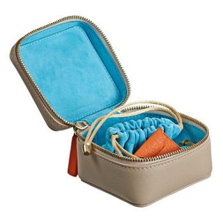 personalised travel jewellery box by stow london