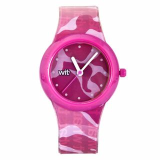 WIT? What Is That? Kids' Pink Camouflage Italian Design Watch What Is That? WIT? Watch Girls' Watches