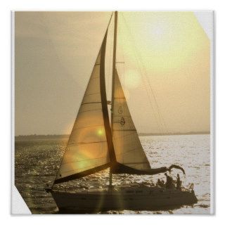 Dusk Sailing Poster