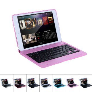 E THINKER Slim Mini Wireless Bluetooth Keyboard with Protective Smart Stand Case Cover for 7.9'' Ipad Mini (Pink) Computers & Accessories