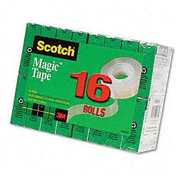 3m Scotch Magic Tape Rolls (pack Of 16)