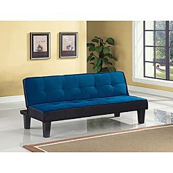 Acme Hamar Blue Finish Adjustable Sofa Black Size Full