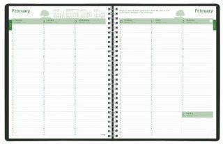 Brownline 2011 EcoLogix Weekly Planner, Twin Wire, Black, 11 x 8.5 Inches (CB425W.BLK)  Appointment Books And Planners 