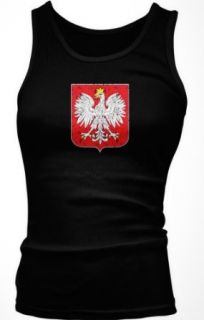 Poland Coat Of Arms Juniors Tank Top, Polska Eagle Crest Polish Pride Juniors Boy Beater Clothing