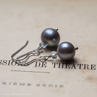 siren handmade pearl earrings by rachel lucie designs