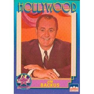 Jim Backus trading Card (Actor) 1991 Starline Hollywood Walk of Fame #15 Entertainment Collectibles