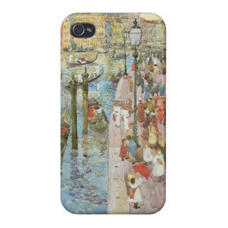 Grand Canal, Venice by Prendergast, Vintage Art iPhone 4 Cover