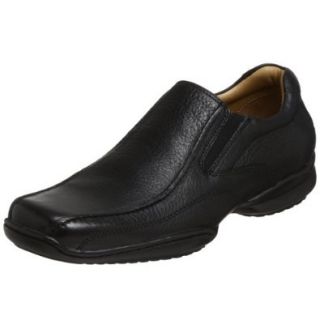 Hush Puppies Men's Santiago Slip On,Black,7 M US Shoes