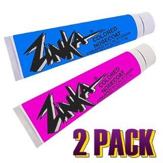 Zinka Colored Sunblock Zinc Nosecoat 2 Pack Bundle   Blue Pink Sports & Outdoors