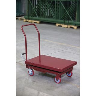  Hydraulic Table Cart — 660Lb. Capacity  Hydraulic Lift Tables   Carts