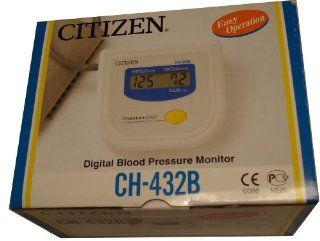 Citizen CH 432B Digital Blood Pressure Monitor Health & Personal Care