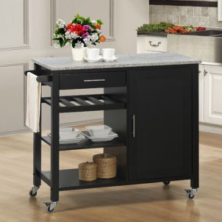 Sunset Trading Calgary Kitchen Island with Granite Top